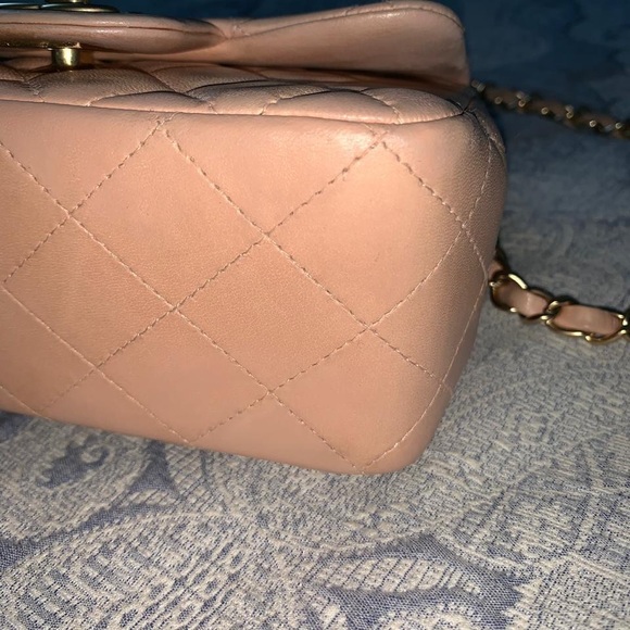 Chanel Square Mini Bag Pink Powder with GHW - Picture 4 of 8